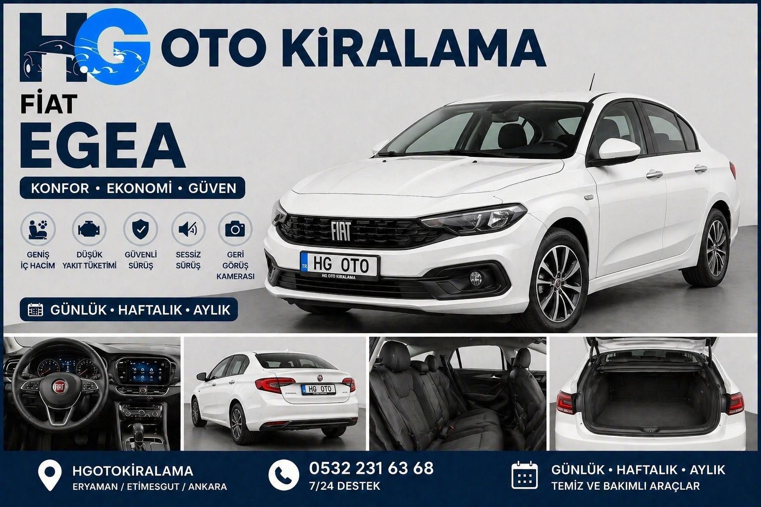 Fiat Egea kiralama