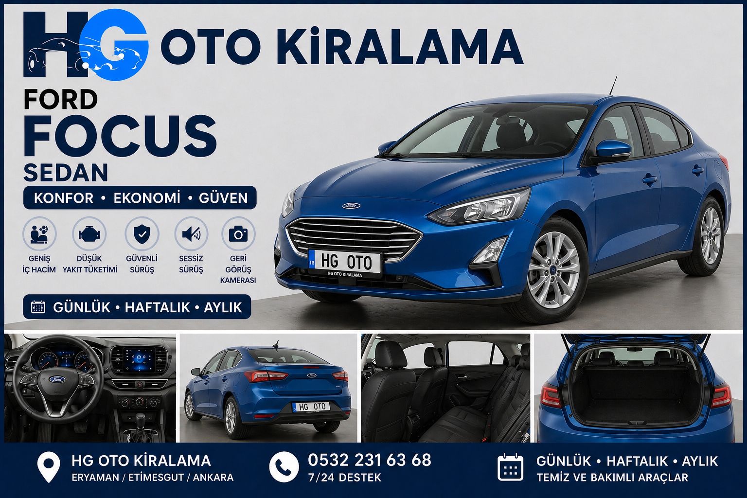 Ford Focus Sedan kiralama